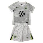 Günstige Fußballtrikots VfL Wolfsburg Kinder Auswärtstrikot 2025-26 Kurzarm